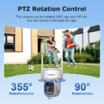 SECTEC σύστημα παρακολούθησης 4x smart ηλιακών καμερών ST-WRK04-EU με hub