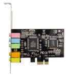 POWERTECH κάρτα επέκτασης ήχου PCIe σε 2x channel audio ST13