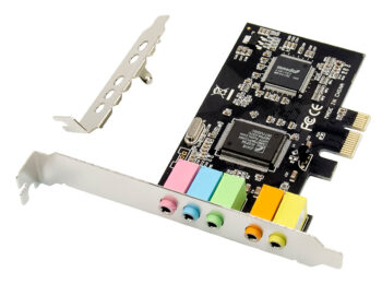 POWERTECH κάρτα επέκτασης ήχου PCIe σε 2x channel audio ST13