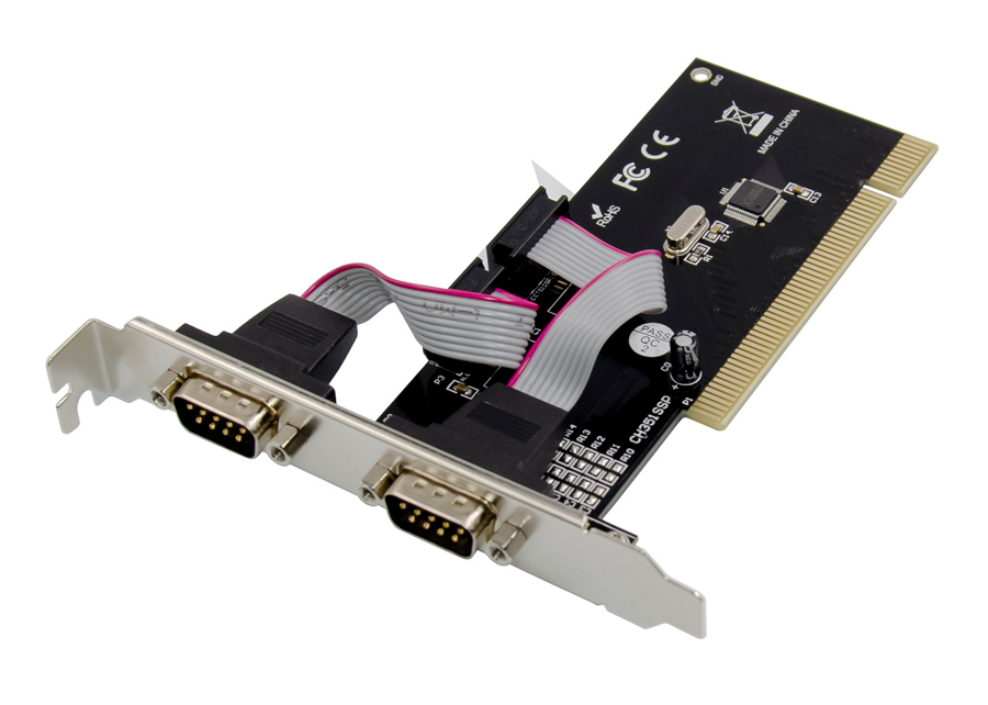POWERTECH κάρτα επέκτασης PCI σε 2x serial ST320 POWERTECH κάρτα επέκτασης PCI σε 2x serial ST320