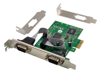 POWERTECH κάρτα επέκτασης PCIe σε 2x serial ST349