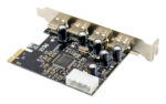 POWERTECH κάρτα επέκτασης PCIe σε 4x USB 2.0 ST622
