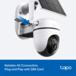 TP-LINK smart ηλιακή κάμερα Tapo C615G KIT