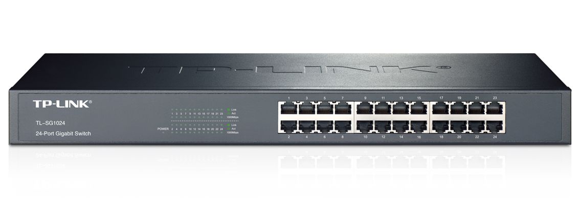 TP-LINK Gigabit Rackmount Switch TL-SG1024 24-Port TP-LINK Gigabit Rackmount Switch TL-SG1024 24-Port