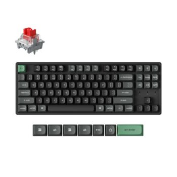 Keychron K8 Ultra (K8U-J1) ZMK Wireless 8K Mechanical Keyboard Red Switch (Hot-Swap) 80% Us Layout