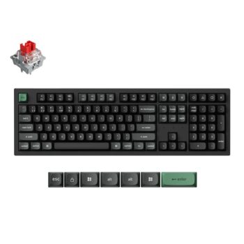 Keychron K10 Ultra (K10U-H1) ZMK Wireless 8K Mechanical Keyboard Red Switch (Hot-Swap) 100% Us Lay