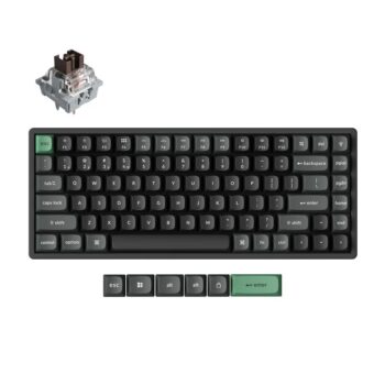 Keychron K2 Ultra (K2U-J3) ZMK Wireless 8K Mechanical Keyboard Brown Switch (Hot-Swap) 75% Us Layout