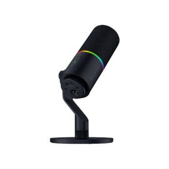 Razer SEIREN V3 PRO Black - 32Bit USB/XLR RGB Dynamic Microphone - Pop Filter - Shock Absorber