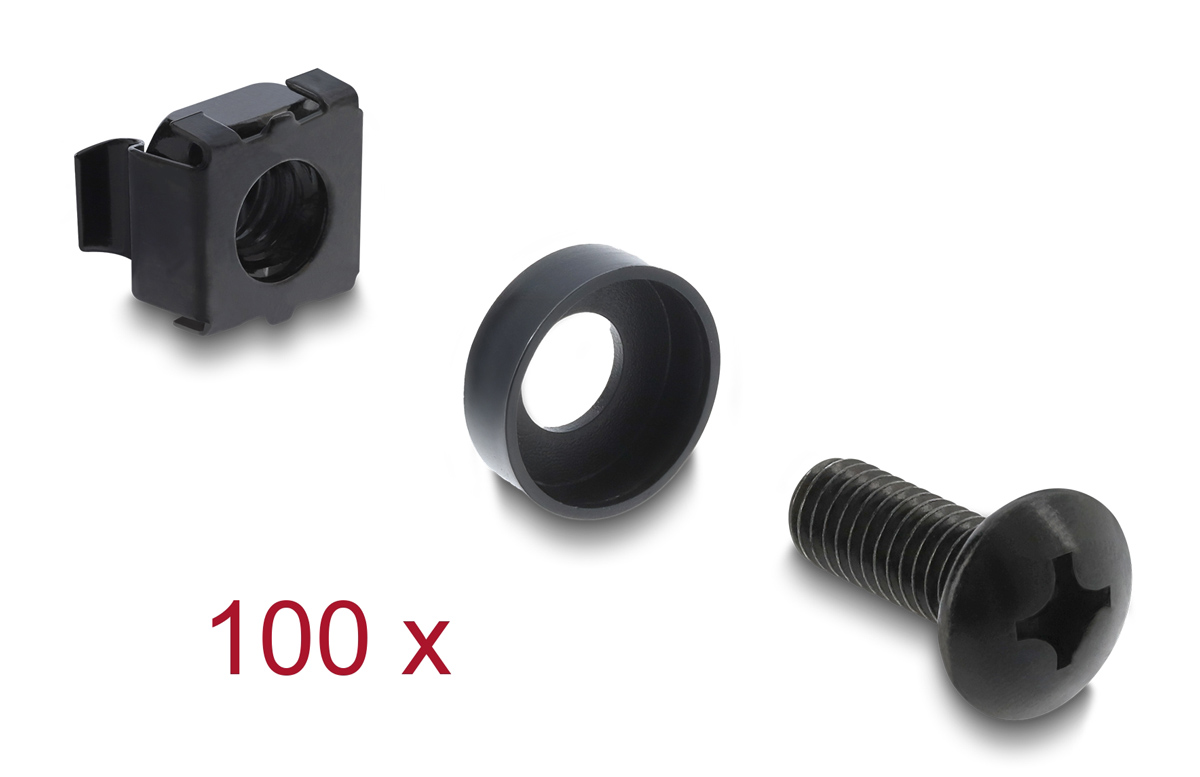 DELOCK σετ βίδες με παξιμάδια 42434 για rack DELOCK σετ βίδες με παξιμάδια 42434 για rack