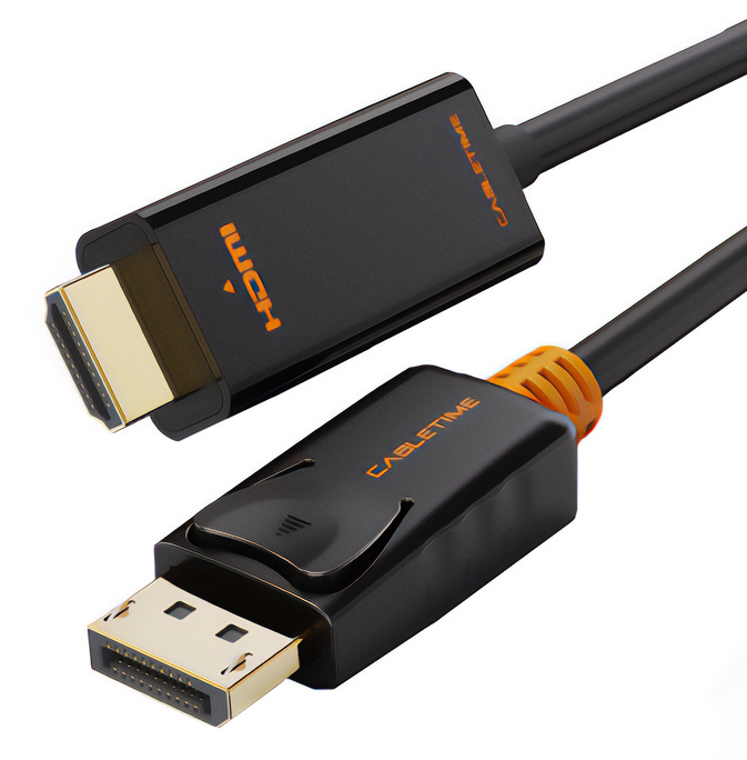 CABLETIME καλώδιο DisplayPort σε HDMI CT-AV585-02G CABLETIME καλώδιο DisplayPort σε HDMI CT-AV585-02G