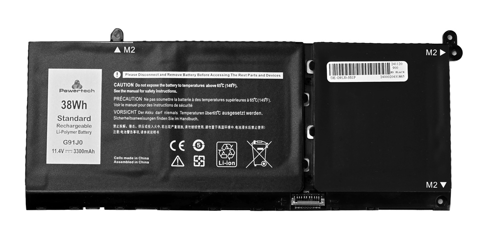 POWERTECH συμβατή μπαταρία G91J0 για DELL Inspiron 5310/Latitude 3320 POWERTECH συμβατή μπαταρία G91J0 για DELL Inspiron 5310/Latitude 3320