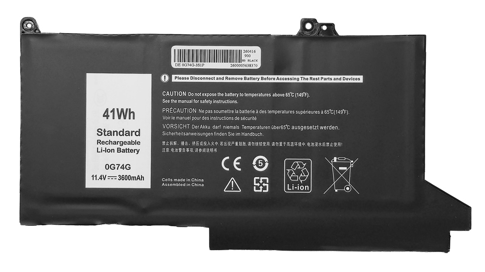 POWERTECH συμβατή μπαταρία 0G74G-3S1P για DELL Latitude 5300/7300/7400 POWERTECH συμβατή μπαταρία 0G74G-3S1P για DELL Latitude 5300/7300/7400