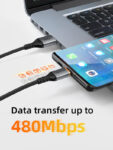 CABLETIME καλώδιο USB σε USB-C CT-AMCM3A