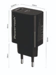 POWERTECH φορτιστής τοίχου PT-1637 με καλώδιο