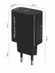 POWERTECH φορτιστής τοίχου PT-1638 με καλώδιο
