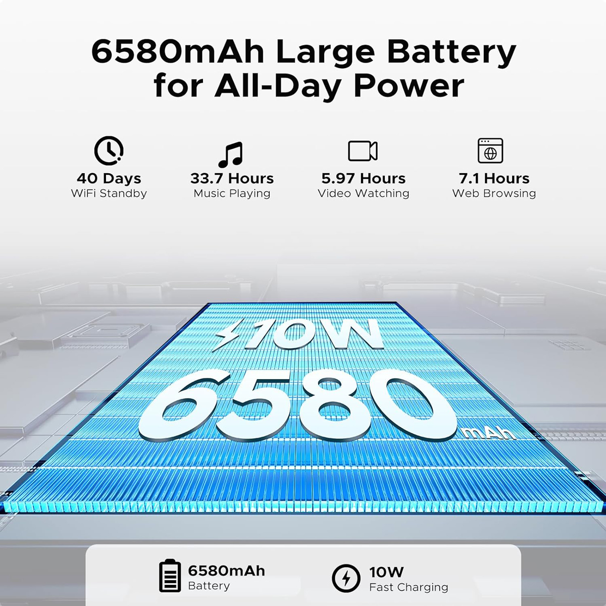 6580mAh 6580mAh