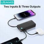 USAMS power bank CD225 με καλώδιο Lightning