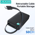 USAMS power bank CD225 με καλώδιο Lightning