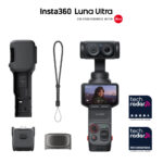 Insta360 Luna Ultra Standard Bundle Black - 1-Inch 8K Leica Sensor, Dual Lens, Triple AI Chip, OLED