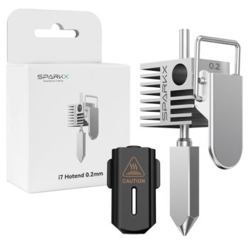 Creality SparkX i7 0.2mm Hot End & Nozzle - Nickel Plated Copper Alloy + Hardened Steel