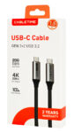 CABLETIME καλώδιο USB-C CT-C160-PU31-CMCM2