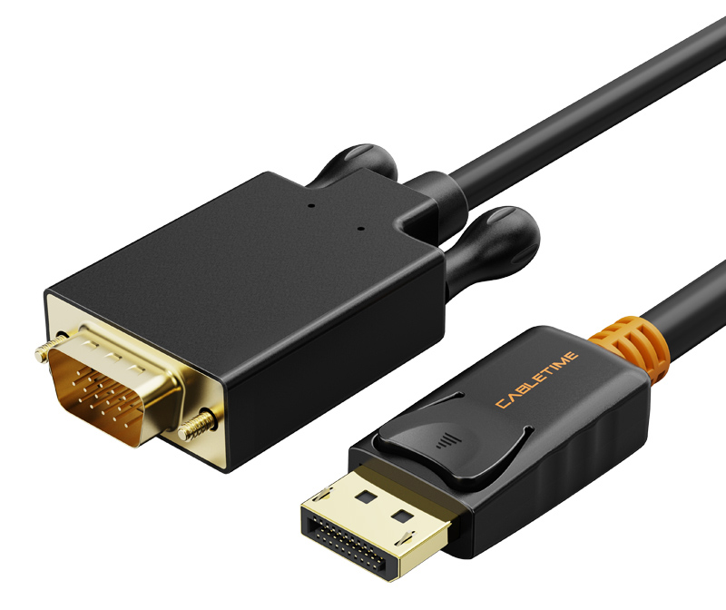 CABLETIME καλώδιο DisplayPort σε VGA CT-AV585-04G CABLETIME καλώδιο DisplayPort σε VGA CT-AV585-04G
