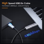CABLETIME αντάπτορας USB-C σε micro USB CT-CMMCBF-ASG