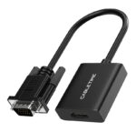 CABLETIME αντάπτορας VGA σε HDMI CT-AV582-VGAH με 3.5mm & micro USB