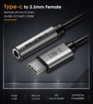 CABLETIME αντάπτορας USB-C σε 3.5mm CT-CMAUDIO