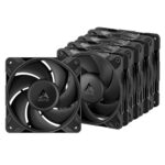 ARCTIC P12 Pro LN 5-Pack - 5 Pack - 120mm Case Fan - Low Noise fluid dynamic - 2000RPM - PWM