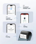 NIIMBOT smart θερμικός εκτυπωτής ετικετών B1