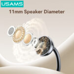 USAMS earphones με θήκη φόρτισης Echo R02