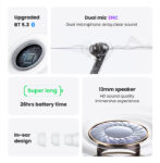 USAMS earphones με θήκη φόρτισης US-XD19