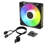 Arctic BioniX P14 A-RGB - 140mm Case Fan with A-RGB - Fluid Dynamic Bearing - PWM Regulated