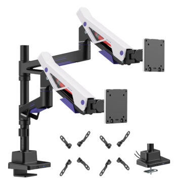 BRATECK gaming βάση γραφείου για 2x οθόνες LDT95-C024UCP