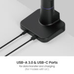 BRATECK gaming βάση γραφείου για 2x οθόνες LDT95-C024UCP