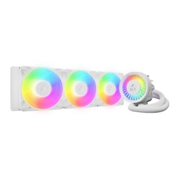 Arctic Liquid Freezer III Pro 360 A-RGB White - Improved AIO CPU Water Cooler 1700,1851,AM4,AM5