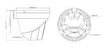 POWERTECH IP κάμερα PT-1593 με μικρόφωνο & Full Color λειτουργία