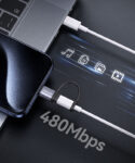 USAMS αντάπτορας USB-C σε Lightning US-SJ677