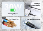 USAMS καλώδιο Lightning σε USB-C US-SJ735