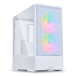Lian Li LANCOOL 207 White - ATX PC Case (4 FANS) 2 x front 140 ARGB PWM & 2 bottom 120 PWM reverse