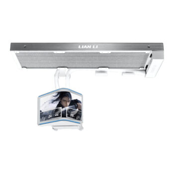 Lian Li HydroShift II OLED Curved 360mm Fanless - AIO Water Cooling - 6.67" 2Κ Display - White