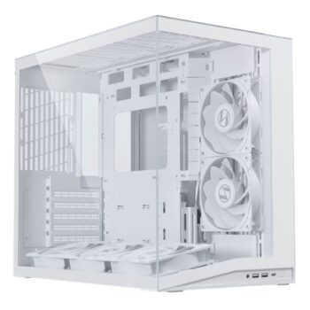 Lian Li O11D Mini V2 FLOW WHITE - ATX PC GAMING CASE - 5x FANS - IMPROVED AIRFLOW - GPU SUPPORT BRAC