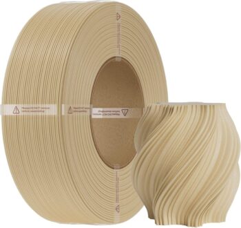 Creality CR-PETG Beige - No Reel 3D Printer Filament, Hard Glossy, Tensile 49MPA 1 kg Spool1.75