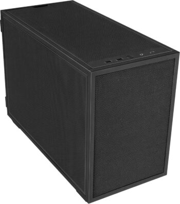 Lian Li Dan-B4 Black - mATX Mesh - PC Gaming Case - 2x 120mm Fans Included - GPU Support 358.9mm
