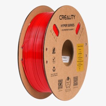 Creality Hyper-PETG Red 3D Printer Filament, fast print, chemical sunlight resist. 1kg 1.78