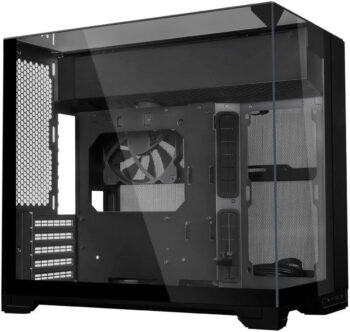 Lian Li O11 Vision-M Black - Micro-ATX / Mini-ITX - w/ 140mm Fan - 360mm AIO Support - PC Case