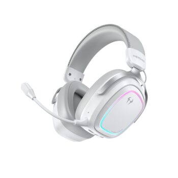 QCY Heroad GT2 White Wired/Wireless/BT/3.5jack/USB-C THX Gaming Headset PS4/PS5/PC