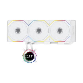 Lian Li HydroShift II LCD-C 360 RGB TL FLEX fan White - AIO CPU Liquid Cooler with TL RGB Fans