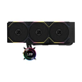 Lian Li HydroShift II LCD-C 360 RGB TL FLEX fan Black - AIO CPU Liquid Cooler with TL RGB Fans